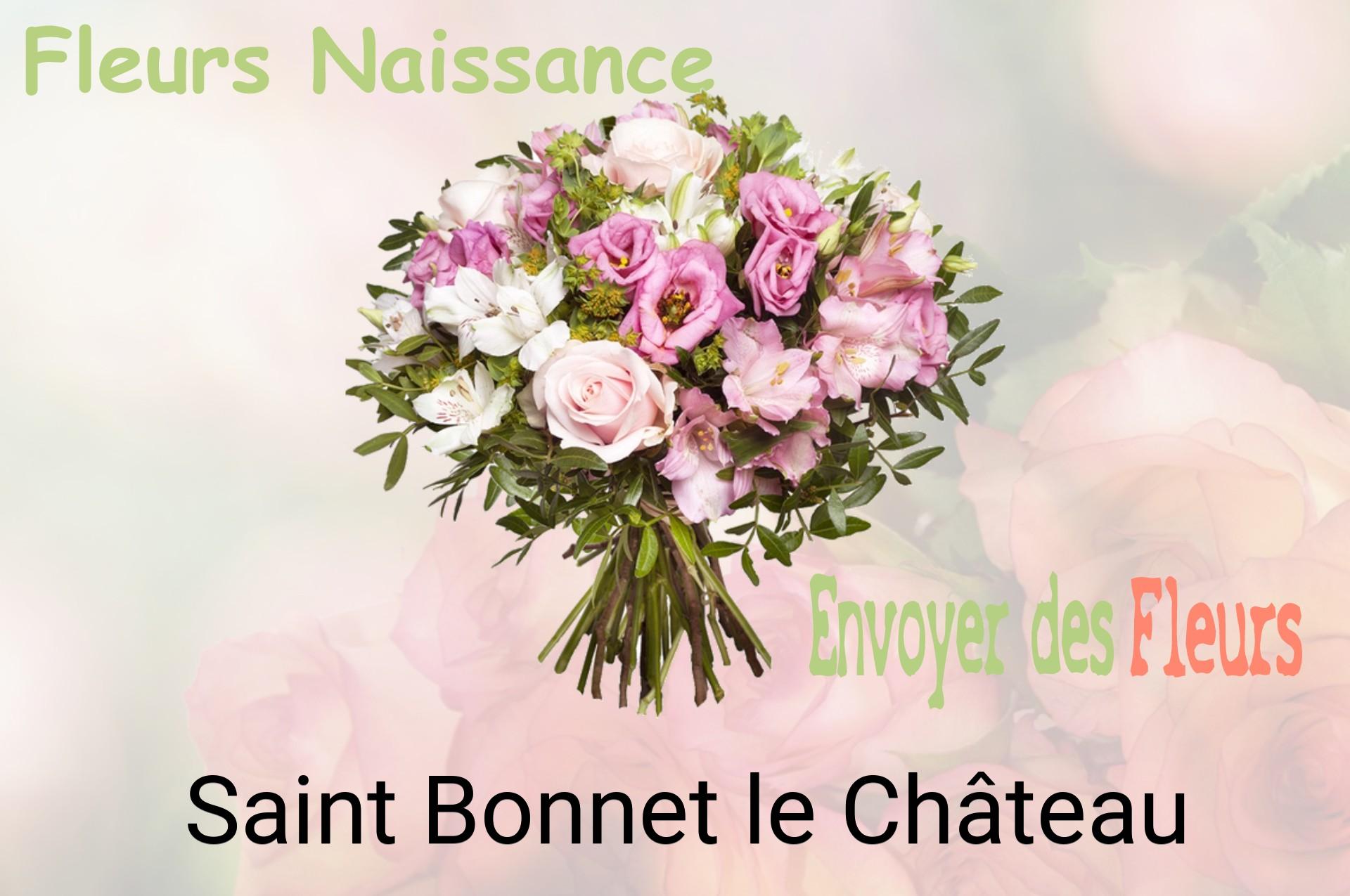 Bouquet de fleurs de naissance livré à Saint-Bonnet-le-Château